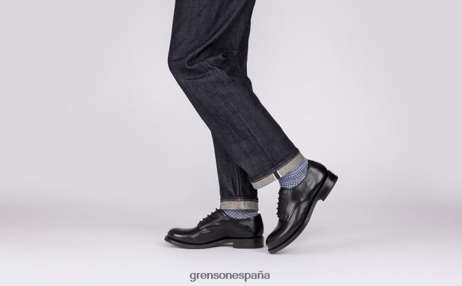 Grenson hombres darryl negro PB0FB158 zapatos derby