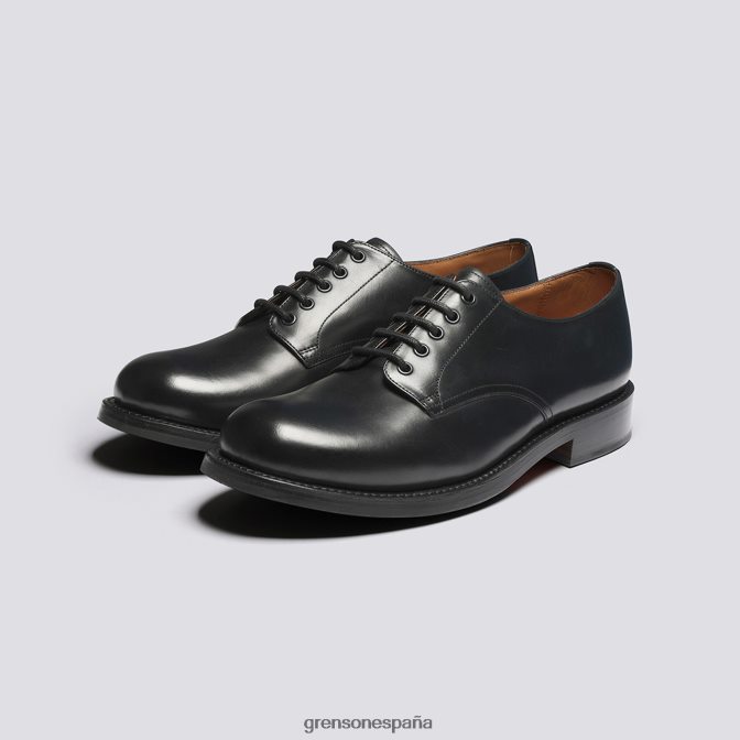 Grenson hombres darryl negro PB0FB158 zapatos derby