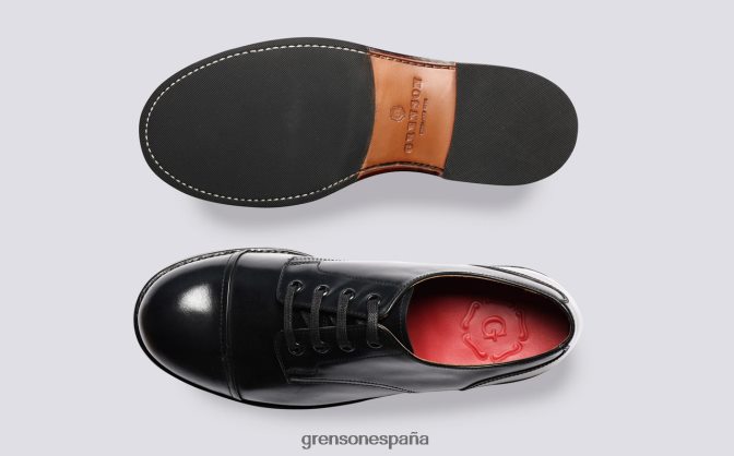 Grenson hombres keith negro PB0FB163 zapatos derby