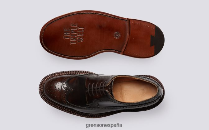 Grenson hombres Aldwych marron oscuro PB0FB65 zapatos formales