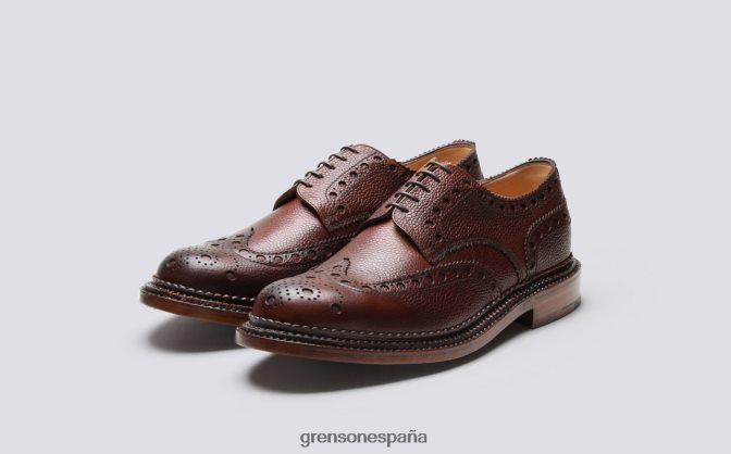Grenson hombres Archie marron oscuro PB0FB68 zapatos formales