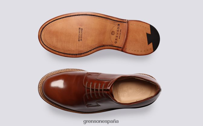 Grenson hombres Camden marrón medio PB0FB73 zapatos formales