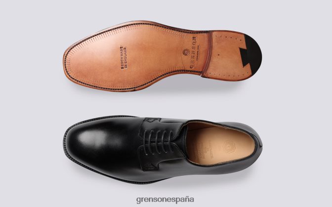 Grenson hombres Winchester negro PB0FB100 zapatos formales