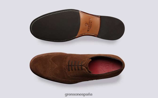 Grenson hombres dilan caramelo PB0FB103 zapatos formales