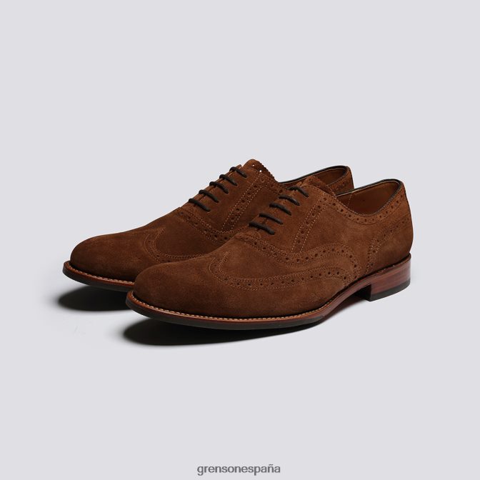 Grenson hombres dilan caramelo PB0FB103 zapatos formales