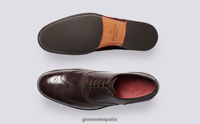 Grenson hombres dilan marrón PB0FB80 zapatos formales