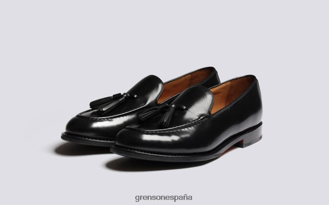 Grenson hombres esmerejón negro PB0FB91 zapatos formales