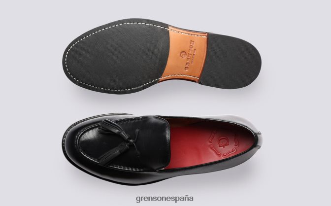 Grenson hombres esmerejón negro PB0FB91 zapatos formales