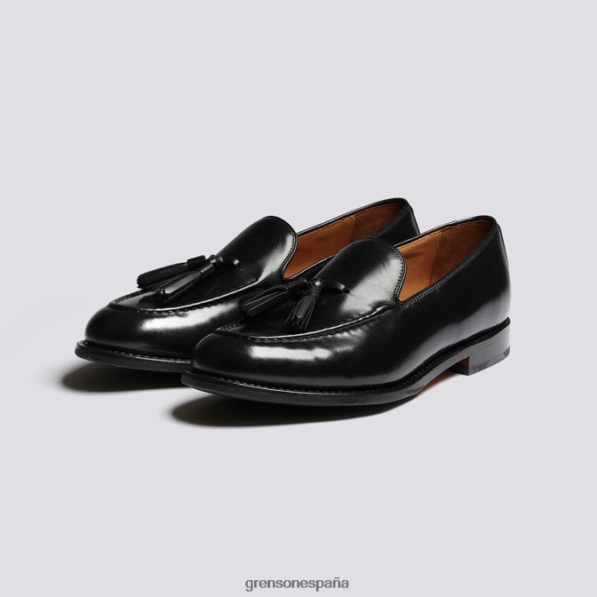 Grenson hombres esmerejón negro PB0FB91 zapatos formales