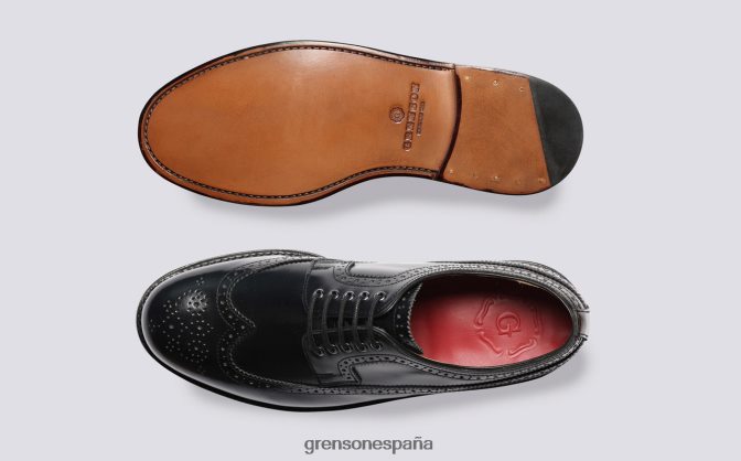 Grenson hombres sid negro PB0FB102 zapatos formales
