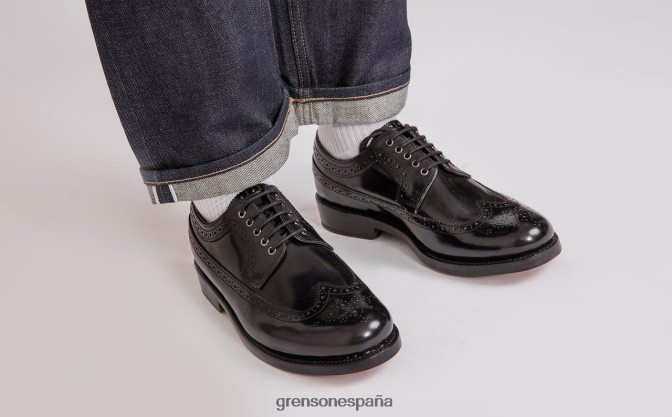 Grenson hombres sid negro PB0FB102 zapatos formales