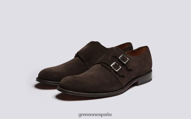 Grenson hombres ático marron oscuro PB0FB101 zapatos formales