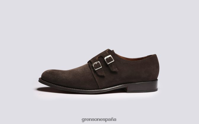 Grenson hombres ático marron oscuro PB0FB101 zapatos formales