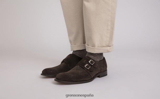 Grenson hombres ático marron oscuro PB0FB101 zapatos formales