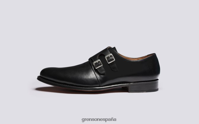 Grenson hombres ático negro PB0FB105 zapatos formales