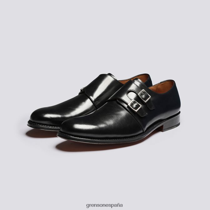 Grenson hombres ático negro PB0FB105 zapatos formales