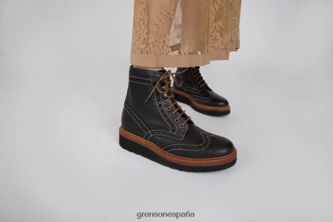 Grenson mujer Fran negro PB0FB266 botas