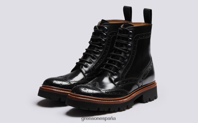 Grenson mujer Fran negro PB0FB267 botas