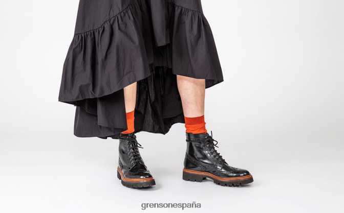 Grenson mujer Fran negro PB0FB267 botas