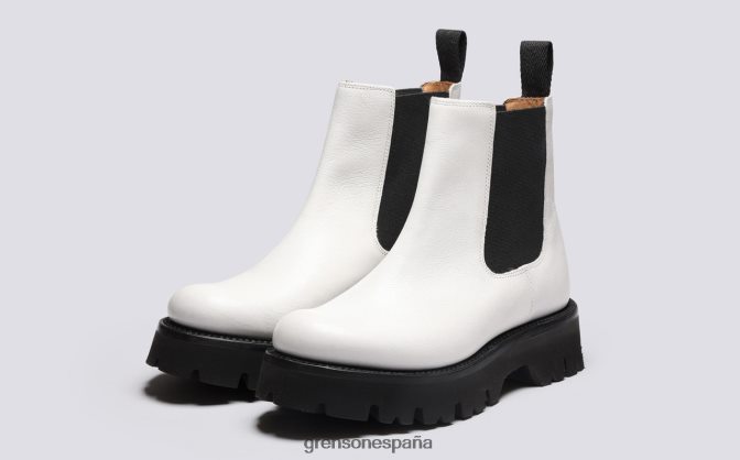 Grenson mujer Harlow blanco PB0FB268 botas