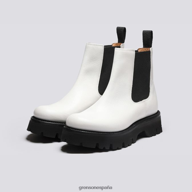 Grenson mujer Harlow blanco PB0FB268 botas