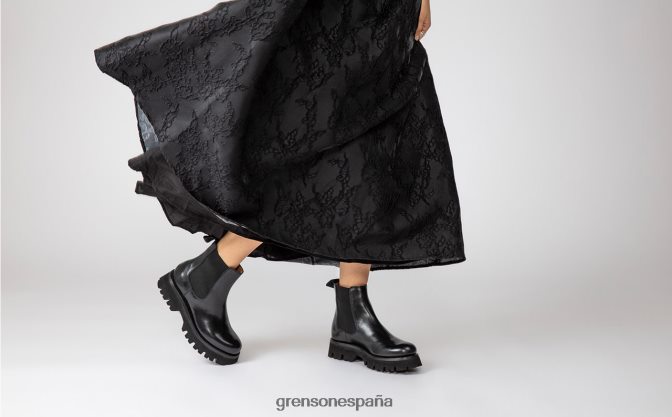 Grenson mujer Harlow negro PB0FB269 botas