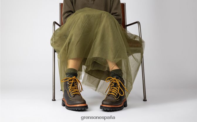 Grenson mujer fiona marrón antiguo PB0FB264 botas