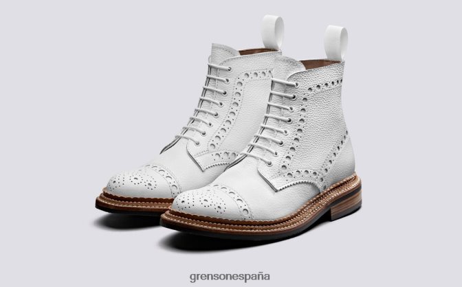 Grenson mujer frances blanco PB0FB305 botas