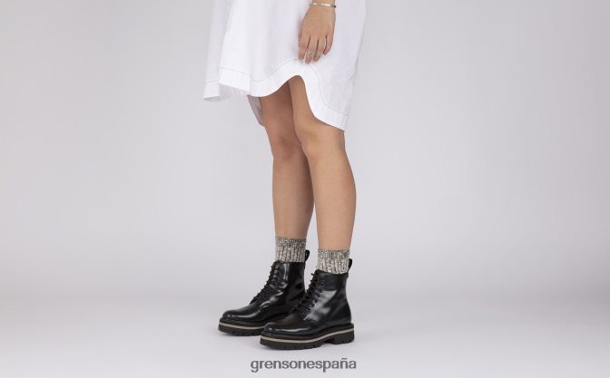 Grenson mujer halle negro PB0FB298 botas