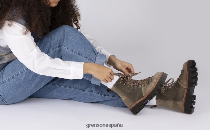 Grenson mujer nanette champiñón PB0FB295 botas