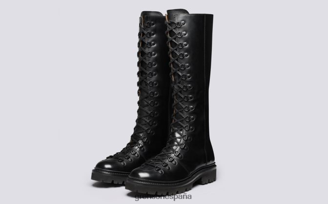 Grenson mujer nanette hasta la rodilla negro PB0FB304 botas