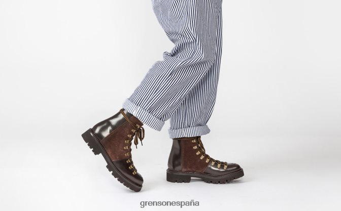 Grenson mujer nanette marron oscuro PB0FB282 botas