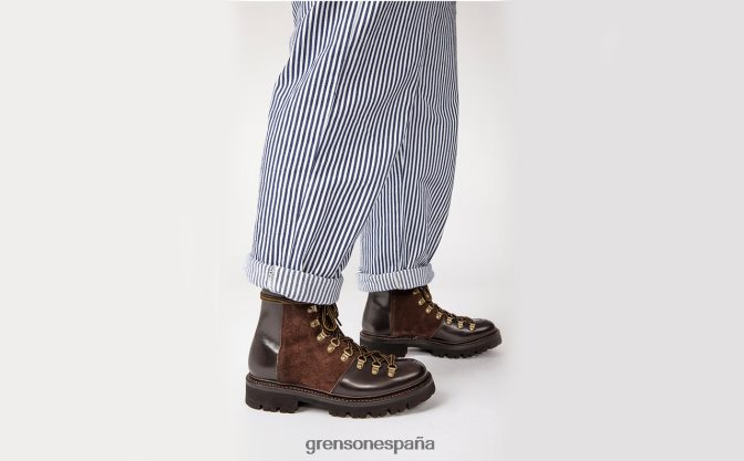 Grenson mujer nanette marron oscuro PB0FB282 botas