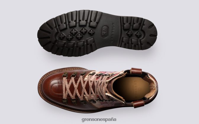 Grenson mujer nanette x gatito grayson flores marrones PB0FB286 botas