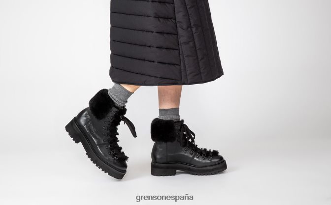Grenson mujer neta negro PB0FB302 botas