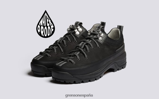 Grenson mujer zapatilla de deporte 70 negro PB0FB306 botas