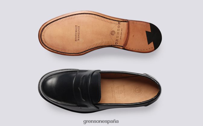 Grenson mujer epsom negro PB0FB239 mocasines