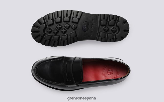Grenson mujer felipe negro PB0FB253 mocasines