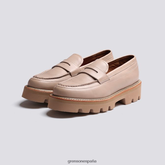 Grenson mujer filomena piedra PB0FB258 mocasines