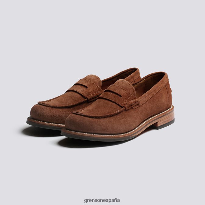 Grenson mujer julia rosa vieja PB0FB245 mocasines
