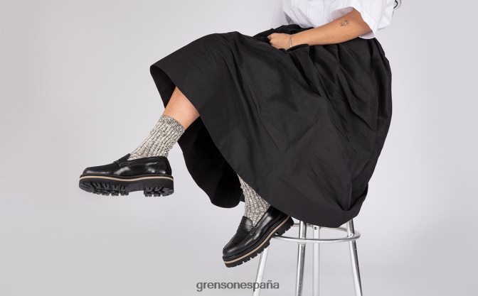 Grenson mujer lindsey negro PB0FB255 mocasines