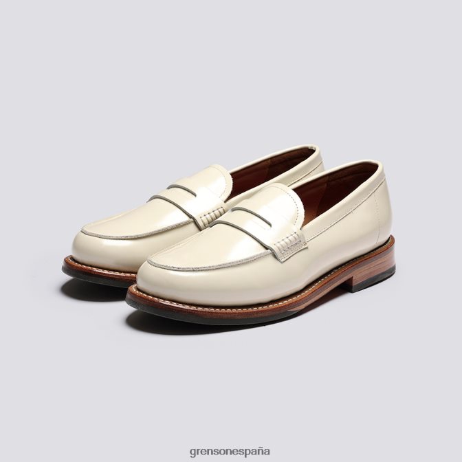 Grenson mujer lynn crema PB0FB256 mocasines