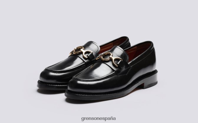 Grenson mujer nina negro PB0FB252 mocasines