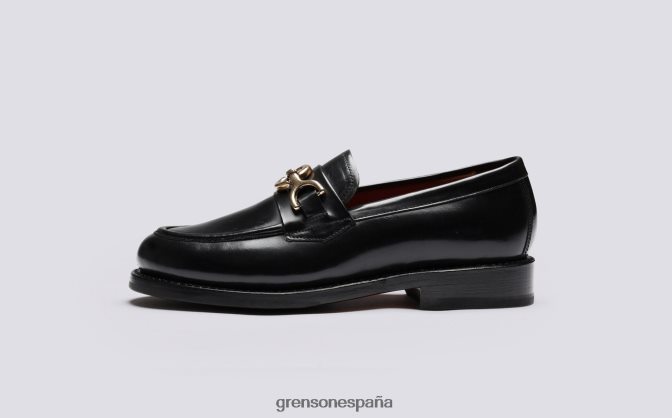 Grenson mujer nina negro PB0FB252 mocasines