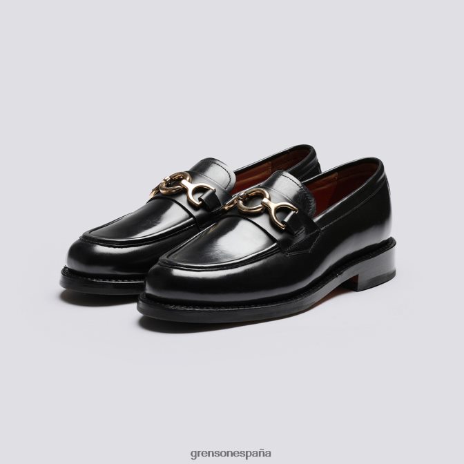 Grenson mujer nina negro PB0FB252 mocasines
