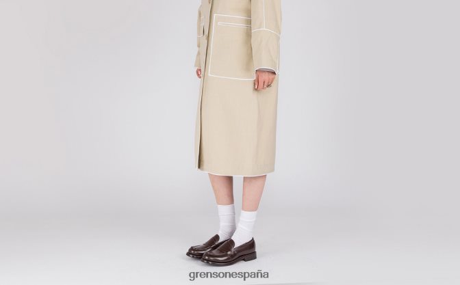 Grenson mujer susie marrón PB0FB234 mocasines