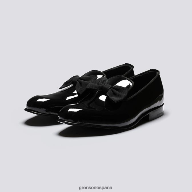 Grenson mujer zapatilla de vestir negro PB0FB240 mocasines