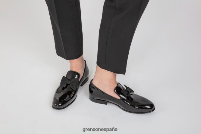 Grenson mujer zapatilla de vestir negro PB0FB240 mocasines