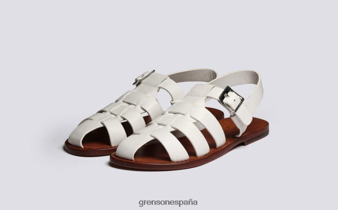 Grenson mujer Reina blanco PB0FB378 sandalias