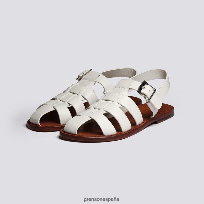 Grenson mujer Reina blanco PB0FB378 sandalias